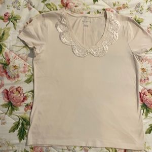 Talbots T-shirt with nice embellishments